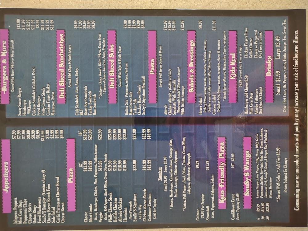SauSy'S Menu image 1